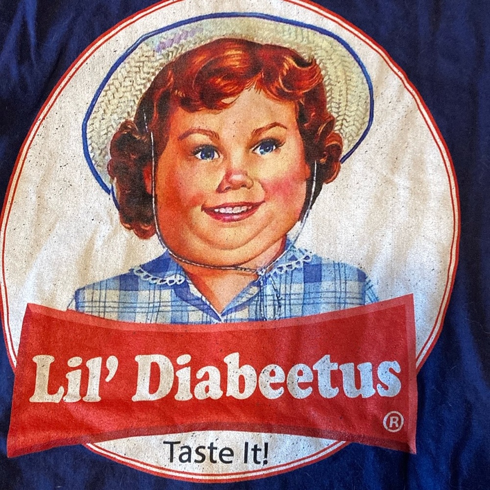 “Lil Diabeetus” joke tee shirt lil Debbie’s